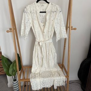 White / cream dRA Los Angeles dress
